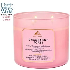 Bath & Body Works Champagne Toast Candle BRAND NEW WITH TAGS